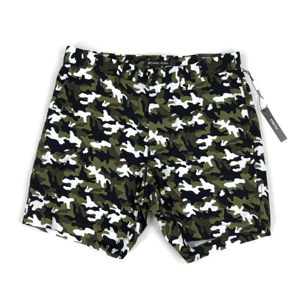 Michael Kors Mens Shorts Camo Stretch Variety